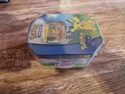 Pokemon TCG Pikachu GO Tin - Factory Sealed - 4 Booster Packs + Promo Card - Image 4
