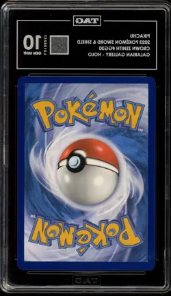 Pokemon Pikachu Crown Zenith Galarian Gallery Full Art #GG30 TAG 10 Gem Mint - Image 2