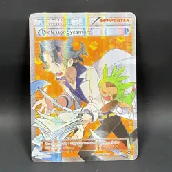 Pokemon Professor Sycamore 114/114 LP Full Art Ultra Rare Steam Siege - Image 1