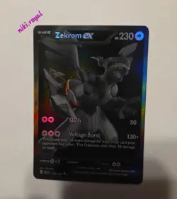 Zekrom ex - 172/086 - Pokemon Black Bolt Secret Rare NM - Image 4