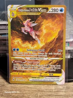 Pokemon TCG Gold Origin Forme Palkia VSTAR Crown Zenith: Galarian Gallery Holo - Image 1