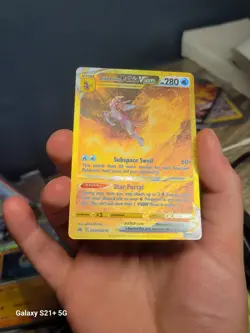 Pokemon TCG Gold Origin Forme Palkia VSTAR Crown Zenith: Galarian Gallery Holo - Image 5
