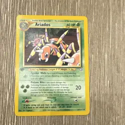Pokemon Ariados Neo Genesis 27/111 1st Edition Uncommon Regular 60 HP - Image 1