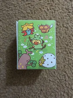 NEW OFFICIAL POKEMON CENTER JAPANESE YURUTTO PIKACHU CLEFFA SCORBUNNY DECK BOX - Image 3