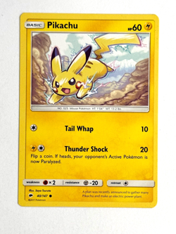 Pokemon TCG Pikachu 40/147 Sm-Burning Shadows Regular - Image 1