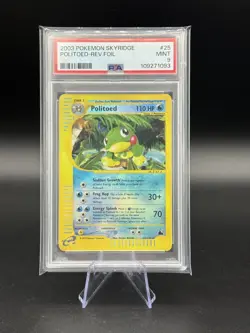 Politoed EX 25/144 - PSA 9 - Skyridge - Pokemon - Reverse Holo - 2003 - Image 1
