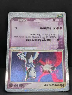Mewtwo ex 101/109 Ruby and Sapphire Holo Ultra Rare Pokemon TCG Nintendo LP - Image 4