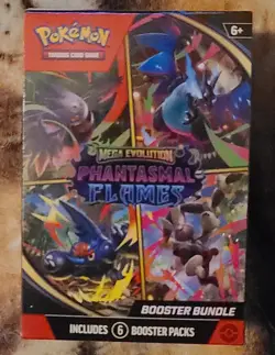 Pokemon Mega Evolution Phantasmal Flames Booster Bundle - NEW - Image 1
