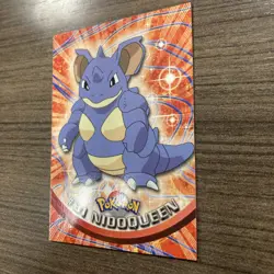 1999 Topps Pokemon #31 Nidoqueen TV Animation Edition Blue Logo - Image 2