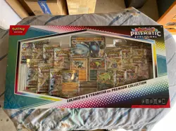 (2) Pokemon TCG Scarlet And Violet Prismatic Evolutions Premium Collection Boxes - Image 1