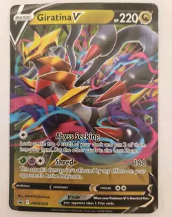 Pokemon TCG Giratina V SWSH259 Sword & Shield Promo Holo 220 HP Dragon - Image 3