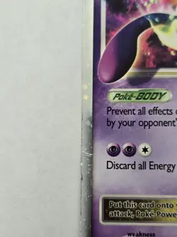 Mewtwo LV.X DP28 Diamond and Pearl Pokemon TCG black star promo HP / Damaged - Image 3