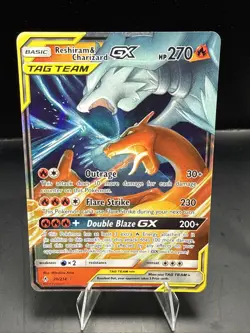 Pokemon TCG Reshiram & Charizard GX 20/214 Unbroken Bonds Ultra Rare Full Art - Image 1