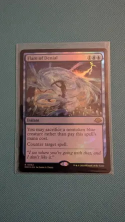 MTG Flare of Denial Modern Horizons 3 0062 foil Rare - Image 1