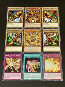 Exodia Full 5 Piece Set + Incarnate + Obliterate!!! + Blaze + Rage | YuGiOh! - Image 1