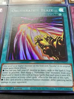 Exodia Full 5 Piece Set + Incarnate + Obliterate!!! + Blaze + Rage | YuGiOh! - Image 4