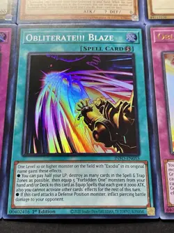 Exodia Full 5 Piece Set + Incarnate + Obliterate!!! + Blaze + Rage | YuGiOh! - Image 5