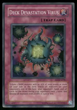Deck Devastation Virus Super Rare Flaming Eternity FET-EN058 NM - Image 1