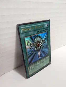 Yugioh Monster Reborn Unlimited Edition Ultra Rare LOB-118 LP - Image 3
