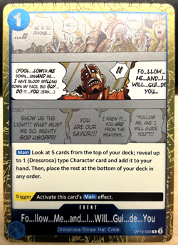 One Piece Royal Blood OP10-059 Follow Me and I Will Guide You RARE ENGLISH Foil - Image 1