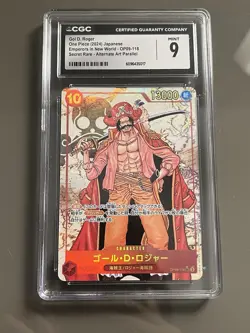 One Piece Gol D Roger Emperors in the New World JPN OP09-118 SEC ALT ART CGC 9 - Image 1