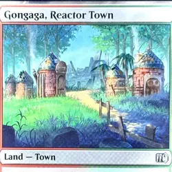 Gongaga, Reactor Town - Reg - MTG - Final Fantasy - FIN - 0280 - LAND ~ NM - Image 1