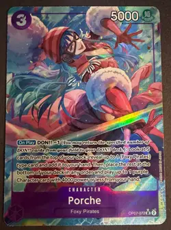 One Piece (OP) TCG Porche (Parallel) OP07-072 500 Years in the Future - Image 1