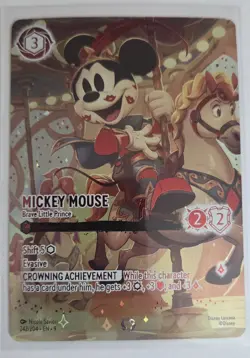 Disney Lorcana EN 9 Mickey Mouse & Minnie Mouse Holo Cards - Image 1