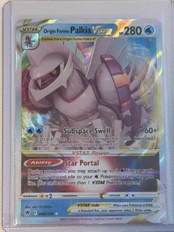 Origin Forme Palkia VSTAR 040/189 Astral Radiance Ultra Rare Pokemon Card NM - Image 1