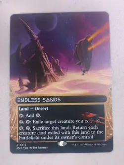 Endless Sands (Borderless) #0015 MTG Edge of Eternities Magic The Gathering - Image 1