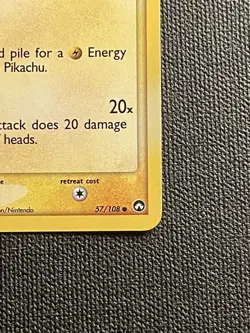 Pikachu 57/108 EX Power Keepers Stamped Holo 2007 Pokemon Card - Image 4