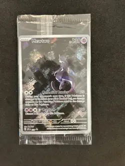 SEALED Mewtwo 052 MEW EN-151 Sealed Black Star Promo Pokemon Card - Image 1