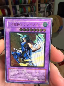 Elemental HERO Tempest EEN-JP034 Ultimate Rare YuGiOh Card xdk - Image 3