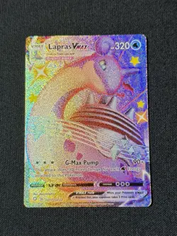 Pokemon TCG Shining Fates Lapras V VMAX Shiny Holo Card Lot 3 Cards - Image 5