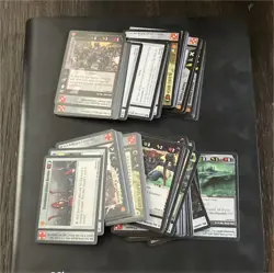 Warhammer 40,000 CCG Sabertooth Games Mixed Card Lot Ultra Pro Binder - Image 1