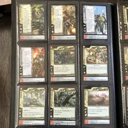 Warhammer 40,000 CCG Sabertooth Games Mixed Card Lot Ultra Pro Binder - Image 4