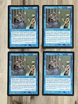 Awesome Magic The Gathering MTG Card Propaganda X4 Tempest LP/NM - Image 1