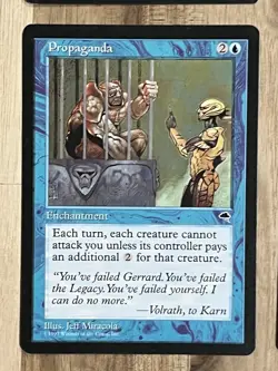 Awesome Magic The Gathering MTG Card Propaganda X4 Tempest LP/NM - Image 4