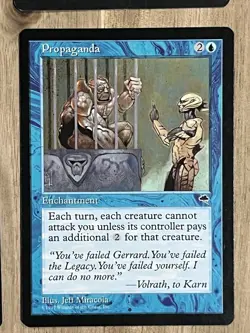 Awesome Magic The Gathering MTG Card Propaganda X4 Tempest LP/NM - Image 5