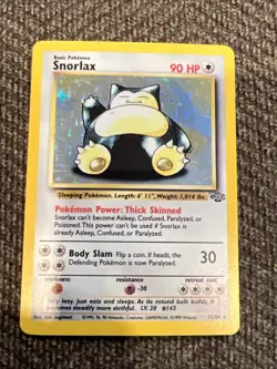 Pokemon Snorlax Jungle Holo Rare 11/64 90HP Wizards of the Coast Card LP/MP - Image 3