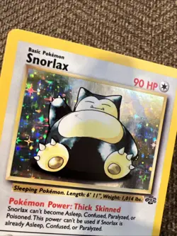 Pokemon Snorlax Jungle Holo Rare 11/64 90HP Wizards of the Coast Card LP/MP - Image 5
