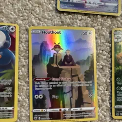 Pokemon TCG Full Art Holo Lot 7 Cards 2022 Snorlax Hoothoot Roserade Wyrdeer - Image 3