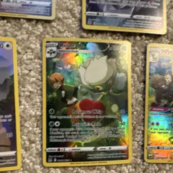 Pokemon TCG Full Art Holo Lot 7 Cards 2022 Snorlax Hoothoot Roserade Wyrdeer - Image 4