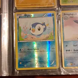 Pokemon TCG Mixed Card Lot of 9, Basic, Stage 1, Piplup, Empoleon, Torterra - Image 2