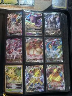 Huge Pokemon Binder Collection Lot 300+ Cards - Image 2