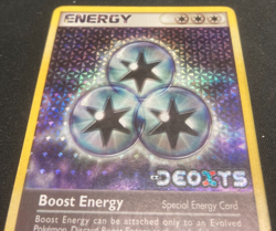 2005 Pokemon ex DEOXYS Boost Energy 93/107 Unc. Reverse Holo Special Energy Card - Image 3