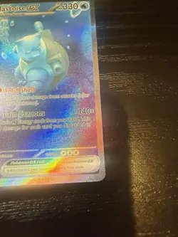 Pokemon TCG Blastoise EX 200/165 Scarlet & Violet 151 Holo Card Sir NM Condition - Image 5