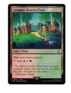 MTG - NM - Gongaga, Reactor Town - Final Fantasy 280 - Image 1