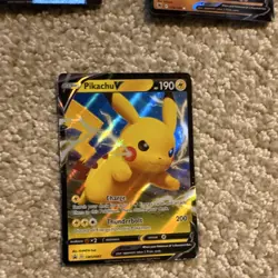Pokemon TCG Promo Foil Card Lot 5 Cards Pikachu V Lucario V Duraludon V - Image 3