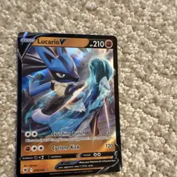 Pokemon TCG Promo Foil Card Lot 5 Cards Pikachu V Lucario V Duraludon V - Image 4